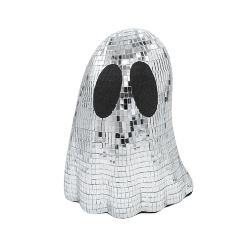 Disco Ghost Partydéko - Tisch Halloween Mittelpunktstück,Glitzer Geist Schild Deko für Kamin Tisch Schreibtisch Etagenschale als Heimdekoration für Feiertage Disco Ghost Partydéko - Tisch Halloween Mittelpunktstück,Glitzer Geist Schild Deko für Kamin Tisch Schreibtisch Etagenschale als Heimdekoration für Feiertage von Generisch
