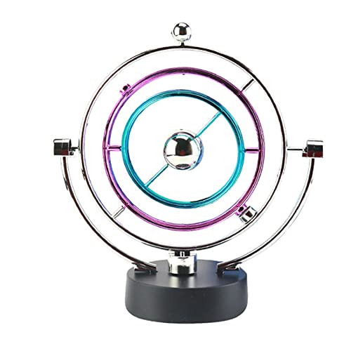 Dokumentenablage Perpetuum Mobile Ornament Physikalische Kugel Magnetische kosmische Galaxie Dynamische Kunstverzierung Büro Organizer Schreibtisch Metall (A, One Size) von Generisch
