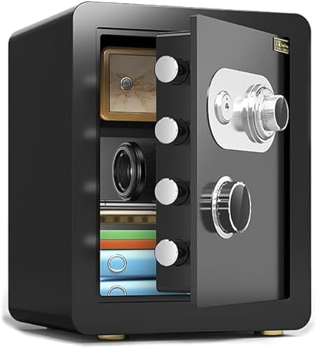 Dokumentensicherheitskoffer mit mechanischem Schloss für Büro und Zuhause, großer Safe Schrank für Bargeld und Wertsachen Schutz Dokumentensicherheitskoffer mit mechanischem Schloss für Büro und Zuhause, großer Safe Schrank für Bargeld und Wertsachen Schutz von Generisch