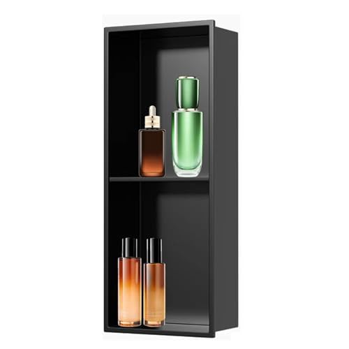 Doppelregal aus Edelstahl – eingebauter Wandschrank für Badezimmereinrichtung, platzsparend, modernes Design, einfache Installation, wasserdichtes Regal Doppelregal aus Edelstahl – eingebauter Wandschrank für Badezimmereinrichtung, platzsparend, modernes Design, einfache Installation, wasserdichtes Regal von Generisch