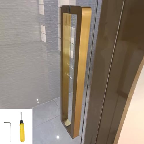 Doppelseitige Türgriffe aus 304 Edelstahl für Scheune, Dusche, Schiebetüren Doppelseitige Türgriffe aus 304 Edelstahl für Scheune, Dusche, Schiebetüren von Generisch