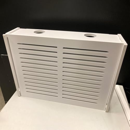 Doppelstöckige Modem-Routerabdeckung & Steckdosenleiste - Multifunktionales WLAN-Rack mit Kabelmanagement für Zuhause & Büro - Ideale Router-Regallösung von Generisch
