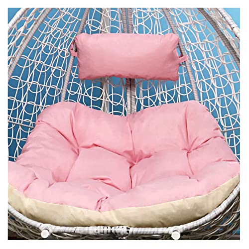 Doppelt hängendes Eegg-Schaukelstuhlkissen, 1/2 Personen-Hängekorb-Stuhlkissen, Rattan-Schaukelstuhl-Sitzkissen, waschbarer Stuhl für drinnen und draußen, Balkon, Terrasse, Hof, Ga Doppelt hängendes Eegg-Schaukelstuhlkissen, 1/2 Personen-Hängekorb-Stuhlkissen, Rattan-Schaukelstuhl-Sitzkissen, waschbarer Stuhl für drinnen und draußen, Balkon, Terrasse, Hof, Ga von Generisch