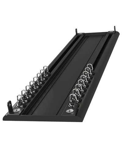 Doppelte Deckenschiene Ultradünne Vorhangschiene Aus Aluminiumlegierung Raumteiler Ausgestattet Mit Rollen Und Endkappen(Schwarz,13.1ft/400cm) von Generisch