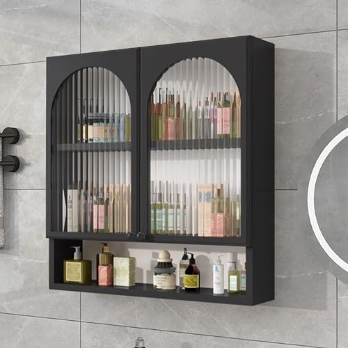 Doppeltüriger Badezimmerschrank mit offenem Stauraum, platzsparender WC-Organizer für Wohnheim, Küche, Waschküche Doppeltüriger Badezimmerschrank mit offenem Stauraum, platzsparender WC-Organizer für Wohnheim, Küche, Waschküche von Generisch