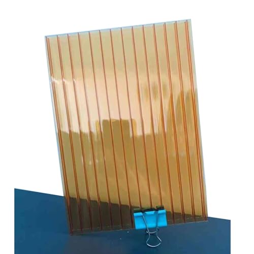 Doppelwandige Polycarbonat-Platten – klare Isolierung, Tageslichtfolie für den Außenbereich, Garten, Pergola von Generisch