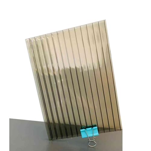 Doppelwandige Polycarbonat-Platten – klare Isolierung, Tageslichtfolie für den Außenbereich, Garten, Pergola von Generisch