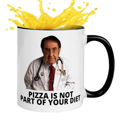 Dr Nowzaradan Kaffeetasse, Dr Nowzaradan Now Lustige Tasse Zur Erinnerung An Den Gewichtsverlust 400 Ml Keramik Kaffeebecher Für Kalte Heiße Getränke Interessanter Milchbecher von Generisch