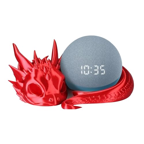 Drachenstand Für Echo Dot 4./5. Generation | Drachenförmiger Stand | Lautsprecherhalter Basis | Bequem Tragbar | Multiple Verwendet | 20,5x19.1x9.4cm | Für Die Platzierung Des Schreibtisch -Bücherrega Drachenstand Für Echo Dot 4./5. Generation | Drachenförmiger Stand | Lautsprecherhalter Basis | Bequem Tragbar | Multiple Verwendet | 20,5x19.1x9.4cm | Für Die Platzierung Des Schreibtisch -Bücherrega von Generisch