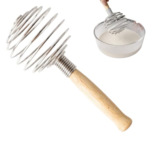 Drahtbesen zum Kochen | Edelstahl-Schneebesen | Ballon-Schneebesen zum Backen | Küchenbesen Blender Handmixer Schneebesen Milchaufschäumer Spiralschneebesen Eierbesen Edelstahl Küchenwerkzeuge von Generisch