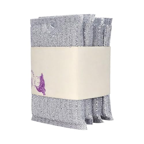 Drahtgeschirrtuch Set - Nicht -Scratch -Scrubbing -Tücher zur Küchenreinigung | und Drahtmaterial, absorbierende 4 Teile Mehrzweck-Peeling-Werkzeug, für Topf, Schüssel, Herd, Zuhause, Restaura Drahtgeschirrtuch Set - Nicht -Scratch -Scrubbing -Tücher zur Küchenreinigung | und Drahtmaterial, absorbierende 4 Teile Mehrzweck-Peeling-Werkzeug, für Topf, Schüssel, Herd, Zuhause, Restaura von Generisch