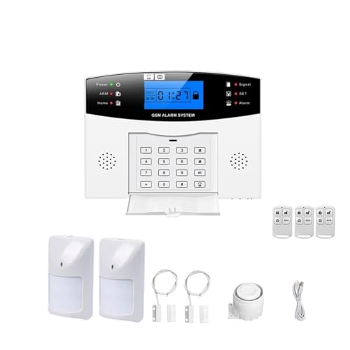 Drahtloses WLAN-Einbruch-Alarmsystem – Bewegungsmelder mit automatischer Wählscheibe für Sicherheit zu Hause Drahtloses WLAN-Einbruch-Alarmsystem – Bewegungsmelder mit automatischer Wählscheibe für Sicherheit zu Hause von Generisch