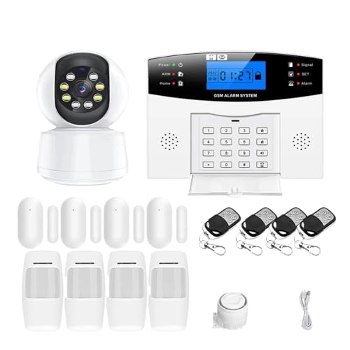 Drahtloses WLAN-Einbruch-Alarmsystem – Bewegungsmelder mit automatischer Wählscheibe für Sicherheit zu Hause Drahtloses WLAN-Einbruch-Alarmsystem – Bewegungsmelder mit automatischer Wählscheibe für Sicherheit zu Hause von Generisch