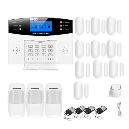 Drahtloses WLAN-Einbruch-Alarmsystem – Bewegungsmelder mit automatischer Wählscheibe für Sicherheit zu Hause Drahtloses WLAN-Einbruch-Alarmsystem – Bewegungsmelder mit automatischer Wählscheibe für Sicherheit zu Hause von Generisch