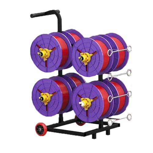 Drahtspulenständer, Kabel-Caddy Heavy Duty Multi-Spule, mobiler Draht-Organizer zum Verlegen von Kabeln in der Werkstatt oder vor Ort Drahtspulenständer, Kabel-Caddy Heavy Duty Multi-Spule, mobiler Draht-Organizer zum Verlegen von Kabeln in der Werkstatt oder vor Ort von Generisch