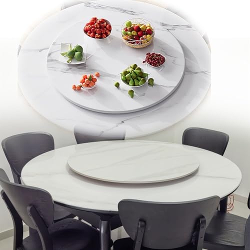 Drehbare Servierplatte, rutschfeste Marmor-Drehteller Lazy Susan Drehplatte, 360° drehbares Servicetablett für Küche und Restaurant Drehbare Servierplatte, rutschfeste Marmor-Drehteller Lazy Susan Drehplatte, 360° drehbares Servicetablett für Küche und Restaurant von Generisch