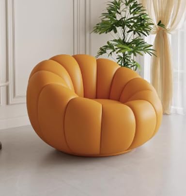 Drehbarer Akzentstuhl – robuster Tonnen-Lounge-Sessel mit 360°-Dreh-Design für Wohnzimmer und Freizeit von Generisch