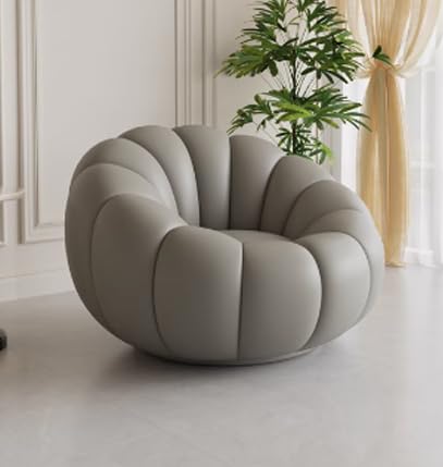 Drehbarer Akzentstuhl – robuster Tonnen-Lounge-Sessel mit 360°-Dreh-Design für Wohnzimmer und Freizeit von Generisch
