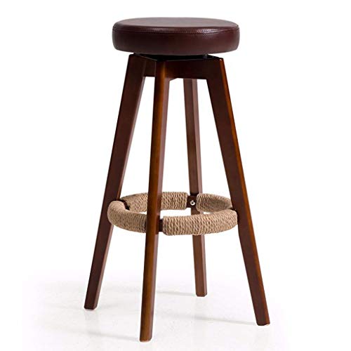 Drehbarer Barhocker aus Massivholz mit Fußstütze – moderner und langlebiger Loungesessel für Küche, Esszimmer oder Hausbar Drehbarer Barhocker aus Massivholz mit Fußstütze – moderner und langlebiger Loungesessel für Küche, Esszimmer oder Hausbar von Generisch