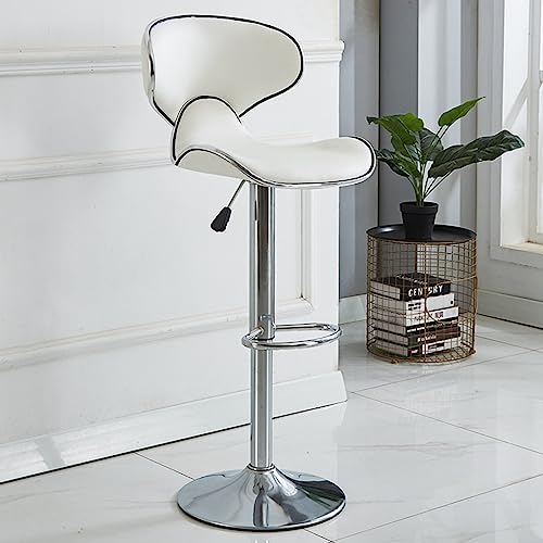 Drehbarer Barhocker mit verstellbarer hoher Rückenlehne und runden Sitzkissen, stilvolle und funktionale Stühle für Esszimmer, Küche, Zuhause oder gewerbliche Nutzung. von Generisch