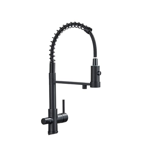 Drehbarer Doppelauslauf-Küchen-Wasserfilter-Wasserhahn – Premium-Trinkwasser-Mischbatterie für einfachen Zugriff, verbesserte Reinheit und Komfort in Haus und Restaurant von Generisch