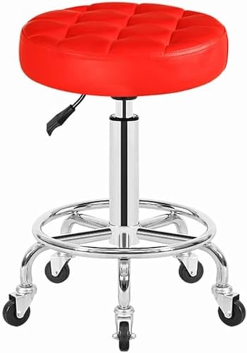 Drehbarer Massagehocker mit Fußstütze für Salon, Spa, Friseure, Maniküre, Komfort von Generisch