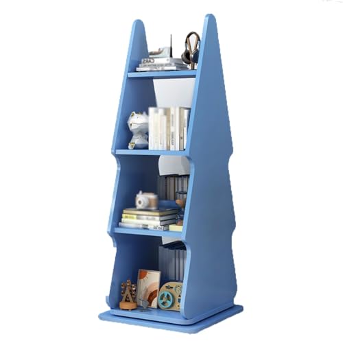 Drehbares Bücherregal, 360 °, kreatives Display, Bücherregal, bodenstehend, Bücherregal für Arbeitszimmer, Wohnzimmer, Organisation Drehbares Bücherregal, 360 °, kreatives Display, Bücherregal, bodenstehend, Bücherregal für Arbeitszimmer, Wohnzimmer, Organisation von Generisch