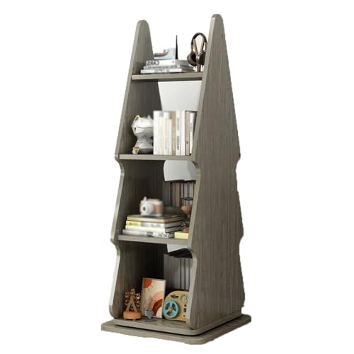Drehbares Bücherregal, 360 °, kreatives Display, Bücherregal, bodenstehend, Bücherregal für Arbeitszimmer, Wohnzimmer, Organisation Drehbares Bücherregal, 360 °, kreatives Display, Bücherregal, bodenstehend, Bücherregal für Arbeitszimmer, Wohnzimmer, Organisation von Generisch