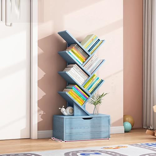 Drehbares Bücherregal – doppelt verstärktes T-förmiges Design für reichlich Stauraum, vertikale Vitrine, stilvolle platzsparende Lösung für die Organisation zu Hause, perfekt für jeden Raum Drehbares Bücherregal – doppelt verstärktes T-förmiges Design für reichlich Stauraum, vertikale Vitrine, stilvolle platzsparende Lösung für die Organisation zu Hause, perfekt für jeden Raum von Generisch