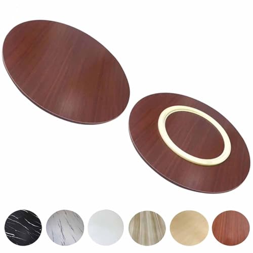 Drehbares Esstischtablett aus Holz, 360° drehbar, Lazy Susan für reibungsloses Servieren und platzsparend Drehbares Esstischtablett aus Holz, 360° drehbar, Lazy Susan für reibungsloses Servieren und platzsparend von Generisch