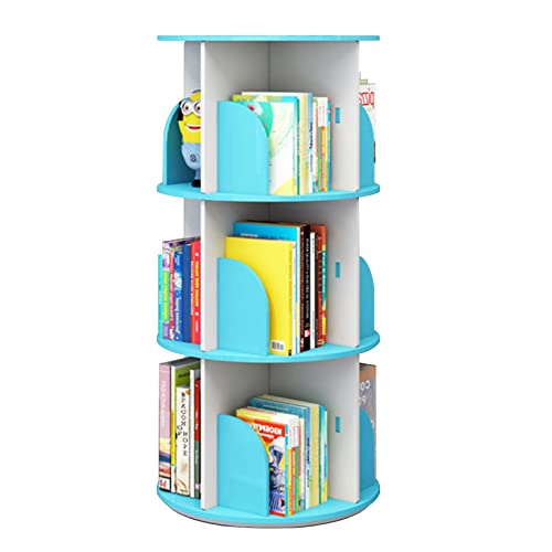 Drehbares Kinder-Bücherregal – Mehrschichtiges Bücherregal vom Boden bis zur Decke für A4-Bücher, Spielzeug & Mini-Pflanzen – funktionale Aufbewahrung in Blau, 40 x 97 cm Drehbares Kinder-Bücherregal – Mehrschichtiges Bücherregal vom Boden bis zur Decke für A4-Bücher, Spielzeug & Mini-Pflanzen – funktionale Aufbewahrung in Blau, 40 x 97 cm von Generisch