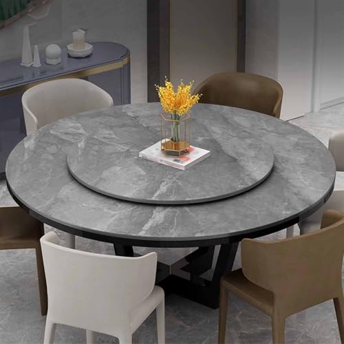 Drehbares Marmortablett für Esstisch, 360° drehbare Lazy Susan Servierplatte, langlebig und leicht zu reinigen Drehbares Marmortablett für Esstisch, 360° drehbare Lazy Susan Servierplatte, langlebig und leicht zu reinigen von Generisch