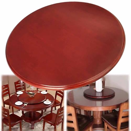 Drehbares Serviertablett aus Massivholz, großes Lazy Susan für Esstisch, Küchentischplatte, Drehteller Drehbares Serviertablett aus Massivholz, großes Lazy Susan für Esstisch, Küchentischplatte, Drehteller von Generisch