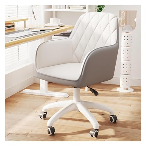 Drehstuhl, Grau, höhenverstellbar, gepolstert, ergonomisches Design für Büro oder Arbeitszimmer von Generisch
