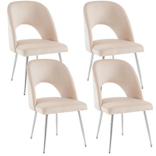 Drehstuhl Esszimmerstühle aus luxuriösem Samt mit Metallbeinen, 2er Set für Wohnzimmer und Schlafzimmer Drehstuhl Esszimmerstühle aus luxuriösem Samt mit Metallbeinen, 2er Set für Wohnzimmer und Schlafzimmer von Generisch