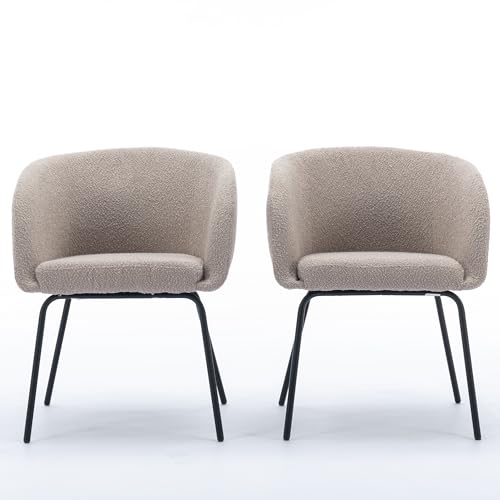 Drehstuhl Esszimmerstühle aus luxuriösem Samt mit Metallbeinen, 2er Set für Wohnzimmer und Schlafzimmer von Generisch
