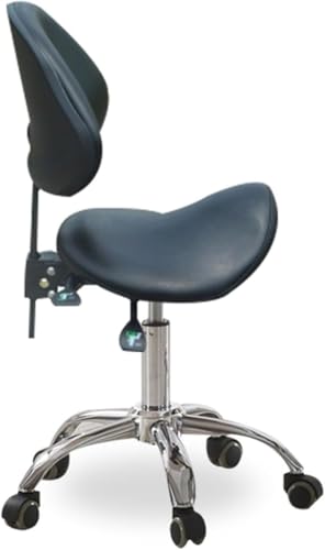 Drehstuhl Sattel Rollstuhl Ergonomischer Drehhocker Stuhl Professioneller Bürostuhl Sattelhocker von Generisch