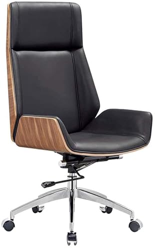 Drehstuhl aus Leder mit hoher Rückenlehne, ergonomisches Design für Gaming und Bürokomfort von Generisch