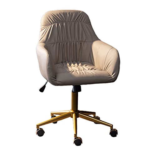 Drehstuhl aus PU-Leder auf Rollen mit Armlehnen – bequeme Rückenlehne für Wohnzimmer & Arbeitszimmer Drehstuhl aus PU-Leder auf Rollen mit Armlehnen – bequeme Rückenlehne für Wohnzimmer & Arbeitszimmer von Generisch