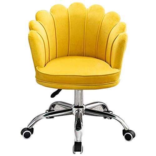 Drehstuhl aus Samt, höhenverstellbar, ergonomischer Bürostuhl für Zuhause und Schlafzimmer von Generisch