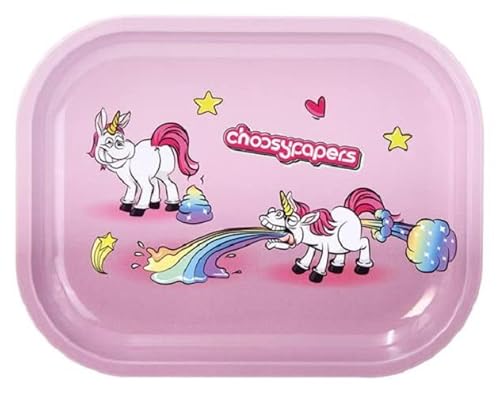 Drehtablett Rolling Tray Dreh Tablett choosypapers - Unicorn mini Drehunterlage von Generisch