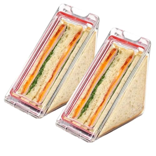 Dreieckige Aufbewahrungsbox für Magnete, 2 Stück wiederverwendbare dreieckige Magnetbox | Lunchbox für Studentenarbeiter, Abdeckung Dreieckige Aufbewahrungsbox für Magnete, 2 Stück wiederverwendbare dreieckige Magnetbox | Lunchbox für Studentenarbeiter, Abdeckung von Generisch