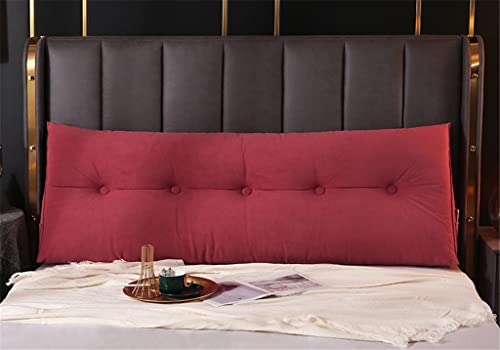 Dreieckiges Kopfteilkissen aus Samt, groß, abnehmbarer Bezug, Keilkissen für Wanddekoration, Queen-Size-Überwurfkissen, weiche Nackenrolle für Schlafzimmer Dreieckiges Kopfteilkissen aus Samt, groß, abnehmbarer Bezug, Keilkissen für Wanddekoration, Queen-Size-Überwurfkissen, weiche Nackenrolle für Schlafzimmer von Generisch