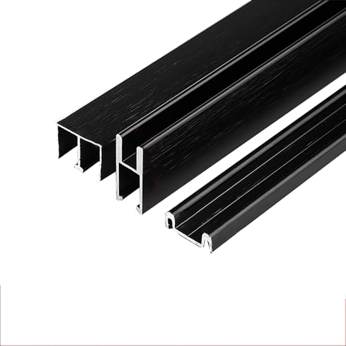Dreifach-Link Aluminium-Schiebetür-Hardware-Kit für reibungslosen Betrieb in Vitrinen, Bücherregalen und Kleiderschränken Dreifach-Link Aluminium-Schiebetür-Hardware-Kit für reibungslosen Betrieb in Vitrinen, Bücherregalen und Kleiderschränken von Generisch