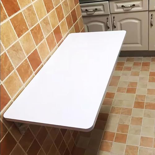 Drop Leaf Table – Platzsparender Schreibtisch zur Wandmontage, faltbarer schwimmender Bartisch für Home Office oder Küche, multifunktionales zusammenklappbares Design von Generisch