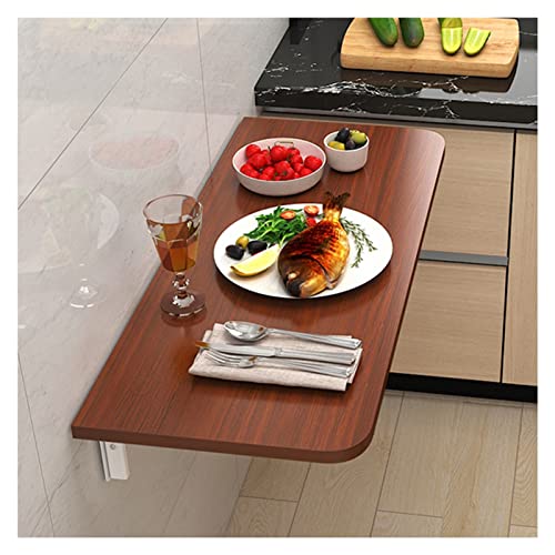 Drop-Leaf Tisch Schreibtisch – Wandmontierte klappbare Werkbank für Arbeitszimmer, Esszimmer, Schlafzimmer – multifunktional, schlichtes modernes Design von Generisch
