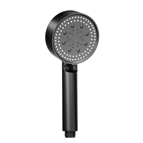 Druckduschkopf - Chrom Handbrause Regendusche Power Spray | 5 Modi Einstellbarer Hochdruckkopf mit Anti-Verstopfungsdüsen, Wassersparender Handbrause für Badezimmer mit niedrigem Wasserdruck Druckduschkopf - Chrom Handbrause Regendusche Power Spray | 5 Modi Einstellbarer Hochdruckkopf mit Anti-Verstopfungsdüsen, Wassersparender Handbrause für Badezimmer mit niedrigem Wasserdruck von Generisch