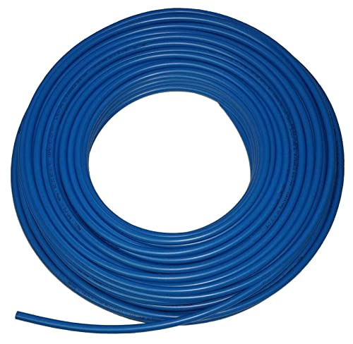 Druckluft-Rohr Schnell-Steckverbinder PEX-Rohr Schlauch Messing-Steckfitting SharkBite (PEX-Rohr (blau) 25m, 15 mm) von Generisch