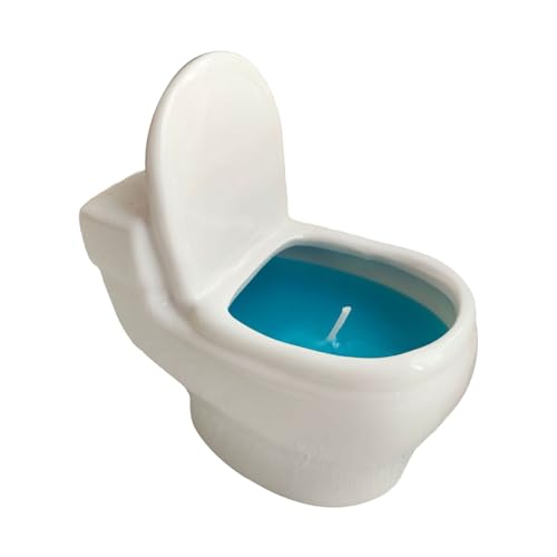 Duftkerze im WC-Stil für Schlafzimmer, Büro, Bar, reichhaltiger Duft, romantische Geruchsentfernung, dekorative Soja-Kerze, Schreibtisch-Ornamente, Geschenke für Frauen, Männer, Erwachsene, Freunde von Generisch