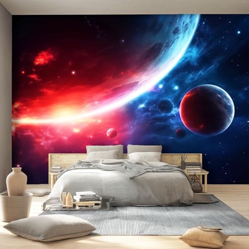 Dunkelblau Fototapete Selbstklebende für Wohnzimmer Schlafzimmer - Natur Weltraum Sterne Illustrationen Druck Tapeten Einfach Anzubringen, 350 x 256 cm Dunkelblau Fototapete Selbstklebende für Wohnzimmer Schlafzimmer - Natur Weltraum Sterne Illustrationen Druck Tapeten Einfach Anzubringen, 350 x 256 cm von Generisch